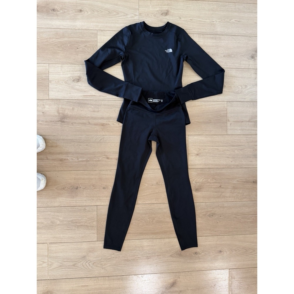 The North Face Women's Set Size XS Black Long Sleeve & leggings
